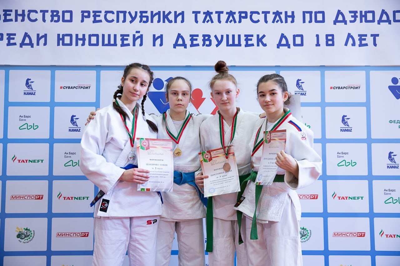 Победители первенства РТ по дзюдо