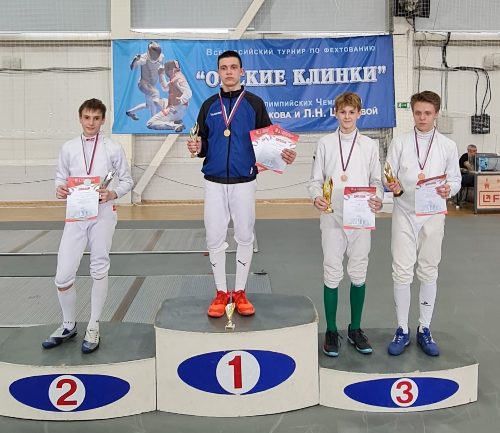 Бронзовые медали шпажистов из Татарстана