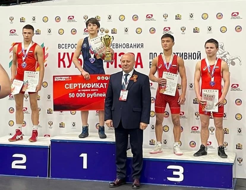 Спортсмен из Татарстана - победитель соревнований по борьбе