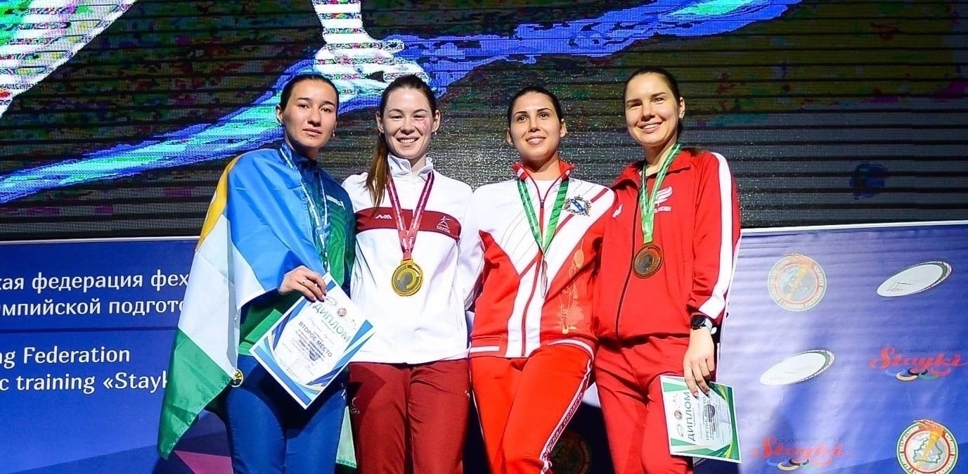 Марта Мартьянова - победительница открытого чемпионата по фехтованию