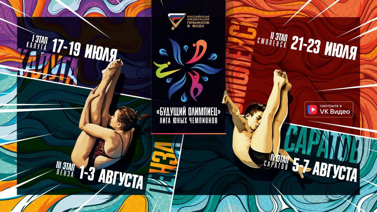 Итоги Лиги юных чемпионов по прыжкам в воду