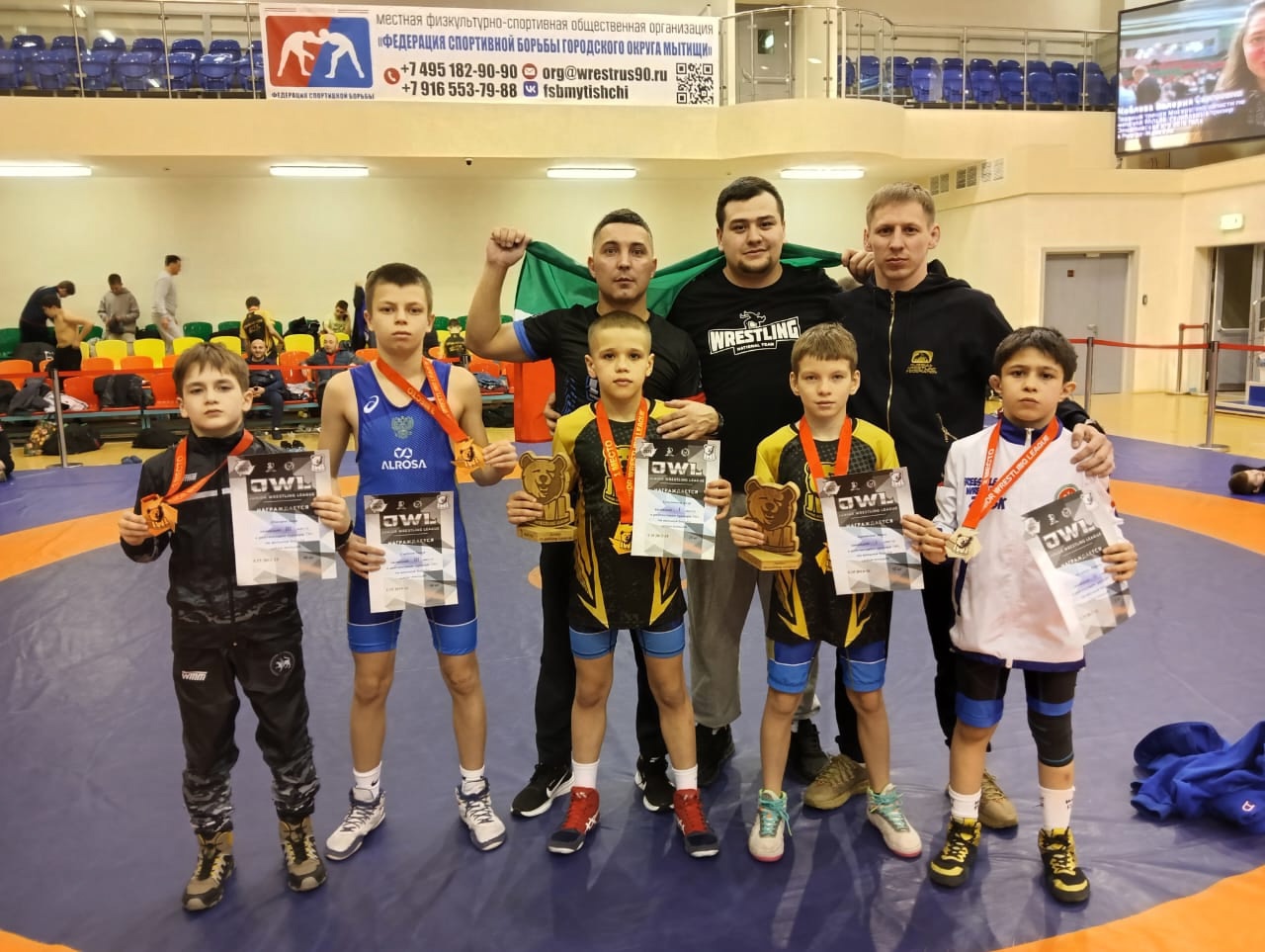 Очередные победы наших борцов
