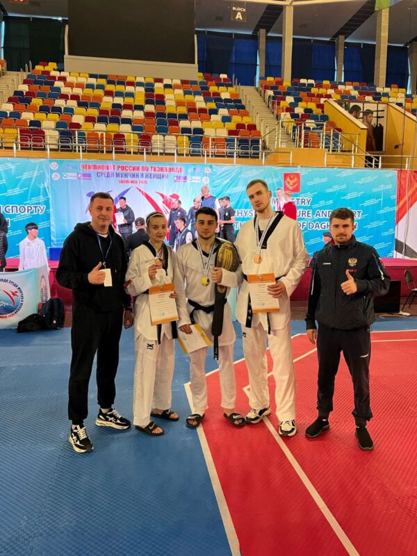 Четырежды на пьедестале Чемпионата России по тхэквондо