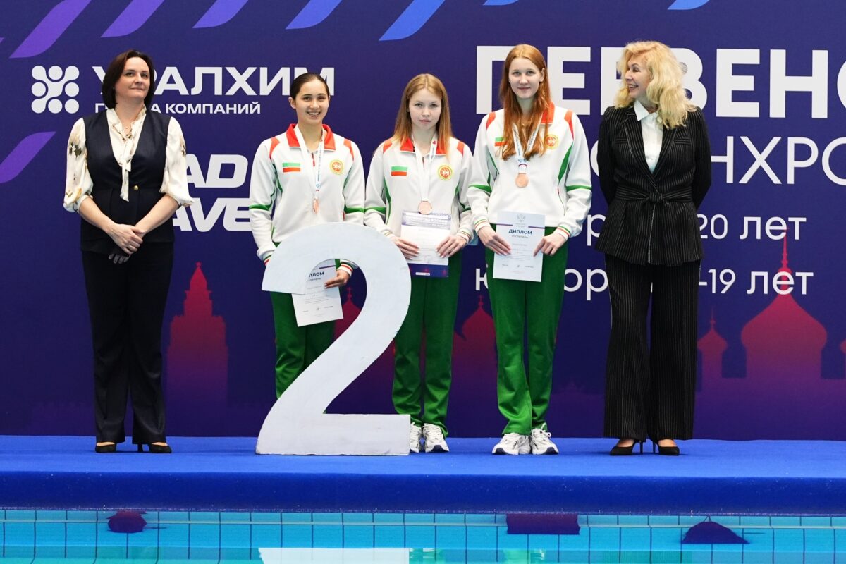Синхронистки из Татарстана на высоте